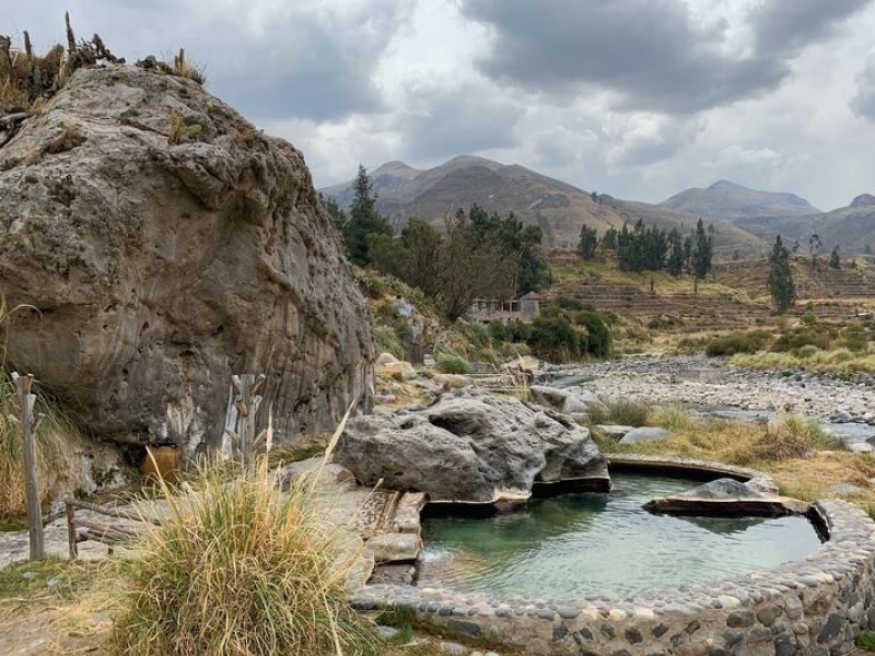 Hot springs in Peru