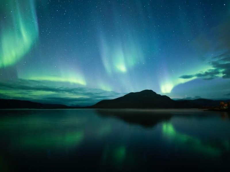 Aurora Borealis in the Arctic
